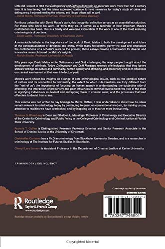 Delinquency and Drift Revisited, Volume 21: The Criminology of David Matza and Beyond (Advances in Criminological Theory)