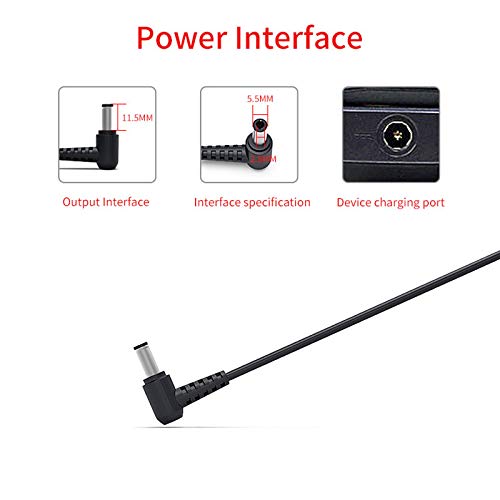 Delippo 19.5V 11.8A 230W Charger Laptop AC Adapter for MSI ADP-230EB MSI ADP-230EB T S93-0409090-D04 GT73VR GT75VR GT83VR WT73VRw GTX 1070 Quadro P5000 GT62VR