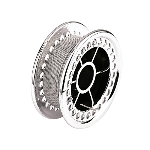 Demon Killer E Cigarette prefabricados Quad Coil, A1 Wire, DIY Heating Coil Wire Bobina con Muscle Cotton Strips para RBA / RDA / RTA Atomizadores (28GA*4, 15ft/4.57m)