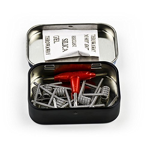 Demon Killer Pre Hechas Alien V2 Bobina, Super A1 Coil Alambre de Calefacción para RBA / RDA / RTA Atomizadores Reconstruibles, 10PCS Vape Coil