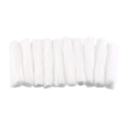 Demon Killer Vape Cotton Wick, Algodón Vape Orgánico Mecha de algodón para vaper Vaping 100% Organic Cotton para Coil Building DIY Lovers RBA/RTA/RDA, 10pcs/Pack