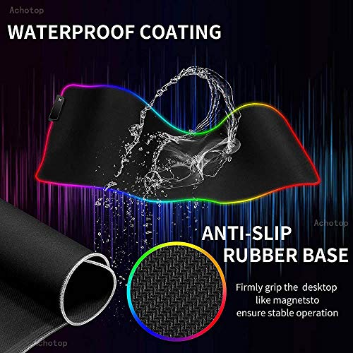 Demon Slayer juego anime RGB alfombrilla de ratón grande LED alfombrilla de ratón XXL teclado de computadora tapete de mesa-Demon Slayer_300x600x4mm