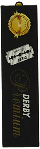 DERBY TOKAI zwarte premium tweesnijdend scheermesjes, 20 pack (20x5 messen)