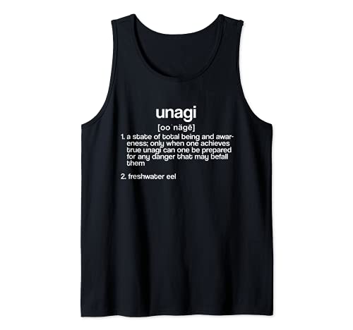 Descargar Definición Divertido Nombre Sushi Anguila Espiritual Yoga Om Camiseta sin Mangas