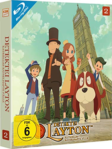 Detektei Layton - Katrielles rätselhafte Fälle: Volume 2 [Alemania] [Blu-ray]