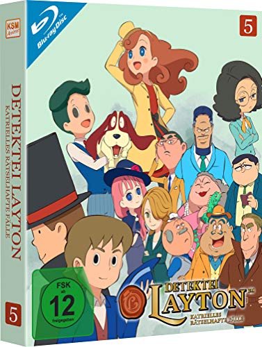 Detektei Layton - Katrielles rätselhafte Fälle: Volume 5 (E.41-50) [Alemania] [Blu-ray]