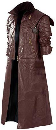 Devil May Cry Dante 4 - Abrigo de piel color granate DMC -  granate -  XX-Small