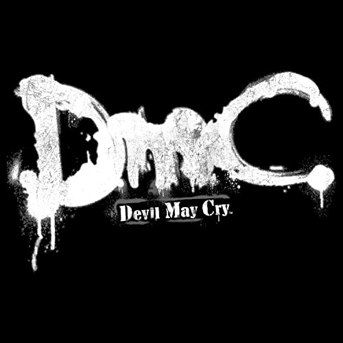 Devil May Cry Videojuego Acción Aventura Combat Series Logo Camiseta Adulto - Negro - 6X-Large