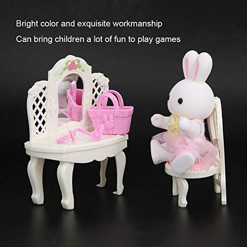 Dexteridad Juguete de juego de roles, rol Tocando Dollhouse Juguete Ejercicio Capacidad de comunicación y cooperación for niños for niños (6621-1 Tocador) interesante ( Color : 6621-1 Dressing Table )
