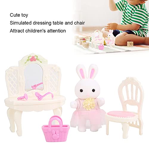 Dexteridad Juguete de juego de roles, rol Tocando Dollhouse Juguete Ejercicio Capacidad de comunicación y cooperación for niños for niños (6621-1 Tocador) interesante ( Color : 6621-1 Dressing Table )