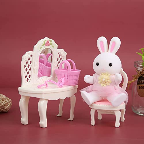 Dexteridad Juguete de juego de roles, rol Tocando Dollhouse Juguete Ejercicio Capacidad de comunicación y cooperación for niños for niños (6621-1 Tocador) interesante ( Color : 6621-1 Dressing Table )