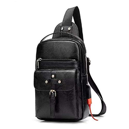 DFV mobile - Backpack Waist Shoulder Bag Compatible with Ebook, Tablet and for BLU Studio Mega (2020) - Black