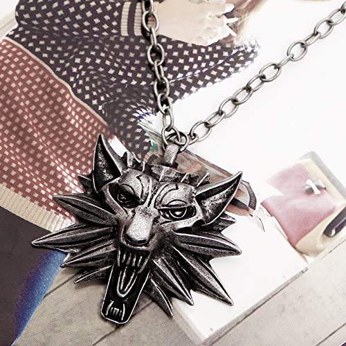 DGP Witcher relicario The Witcher 3 Wild Hunt Colgante Collar Colgante
