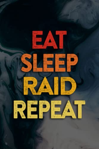 Diabetis Diary - Vintage Eat Sleep Raid Repeat Wow Gaming Video Gamer Design Nice: Raid, Use This Log Book Journal To Keep track of your Diabetes So ... Improved. The Ideal Gift for the Person