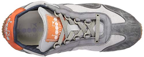 Diadora - Heritage - Zapatillas unisex Equipe H Dirty Stone Wash Evo High Rise gris 40 EU Stretta