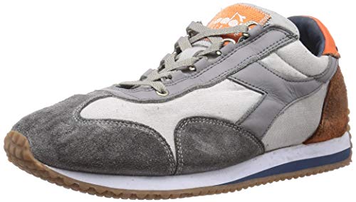 Diadora - Heritage - Zapatillas unisex Equipe H Dirty Stone Wash Evo High Rise gris 40 EU Stretta