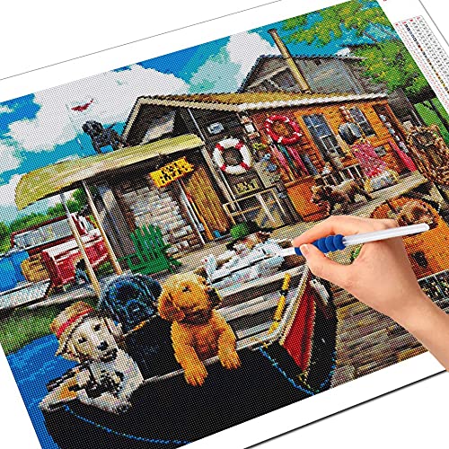 Diamante bordado perro mosaico arte conjunto de pintura diamante gato punto de cruz animales Rhinestones Fotos decoración para el hogar A8 30x40cm