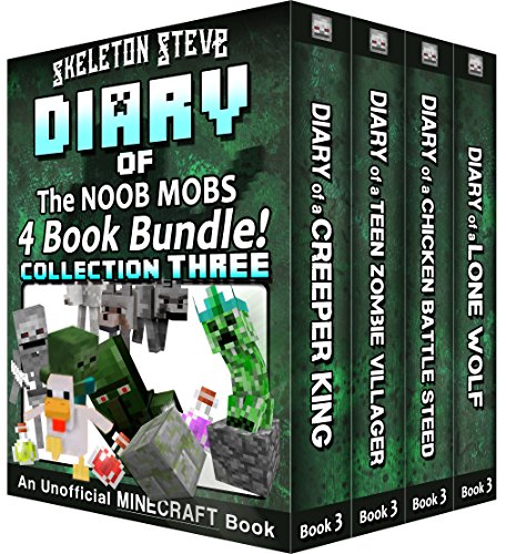 Diary Book Minecraft Series - Skeleton Steve & the Noob Mobs Collection 3 : Unofficial Minecraft Books for Kids, Teens, & Nerds - Adventure Fan Fiction ... Diaries - Bundle Box Sets) (English Edition)