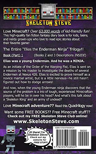 Diary of a Minecraft Enderman Ninja Trilogy: Unofficial Minecraft Books for Kids, Teens, & Nerds - Adventure Fan Fiction Diary Series (Minecraft Book ... Noob Mobs Series Diaries - Bundle Box Sets)