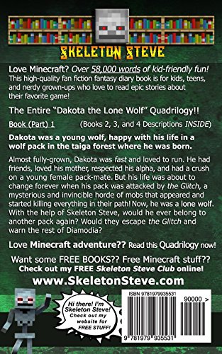 Diary of a Minecraft Lone Wolf (Dog) Full Quadrilogy: Unofficial Minecraft Books for Kids, Teens, & Nerds - Adventure Fan Fiction Diary Series ... Noob Mobs Series Diaries - Bundle Box Sets)