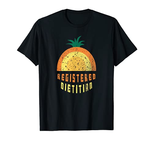 Dietista Registrado Mujeres Rainbow Funny Nutritionist Camiseta