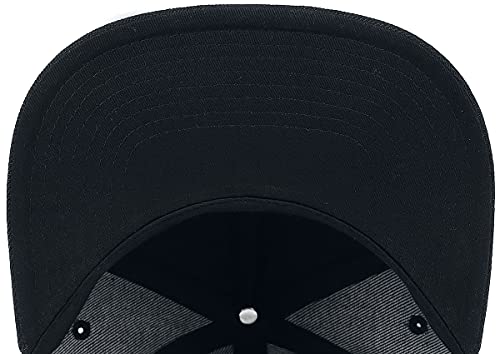 Difuzed Patches Denim Gorra de bisbol, Negro, Taille Unique para Hombre