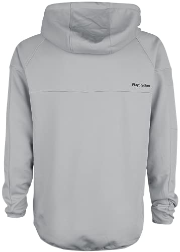 Difuzed Playstation - PS One - Sudadera con Capucha para Hombre, Gris, M