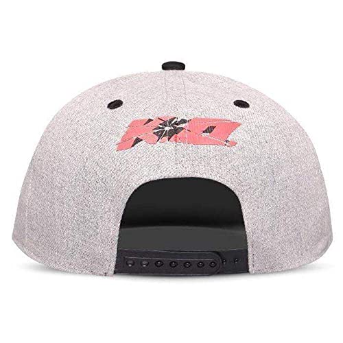 Difuzed Tekken Gorra de béisbol retro gamer Logo Nue Oficial Gris Snapback