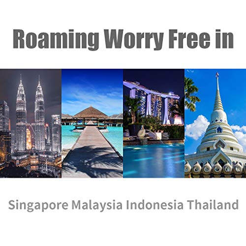 Digi internacional Prepago tarjeta SIM Asia 8 Días-4GB Data Roaming Singapur, Malasia, Indonesia, Tailandia