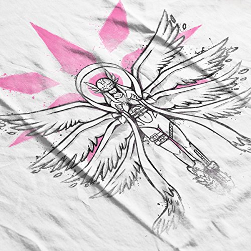 Digimon Angewomon Grafitti Angel of Light Men's Hooded Sweatshirt