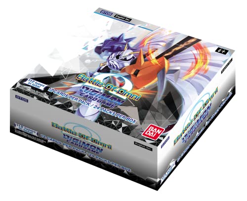 Digimon English TCG Batalla de Omni BT05 de 2021 - Caja de sobres (24 unidades)