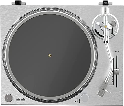 DIGITNOW!HiFi Tocadiscos de Vinilo de Alta fidelidad con Transmision por Correa, Reproductor de Vinilo con Cartucho magnetico, Conversion de Vinilo a Digital Antideslizante y Control de Tono Variable