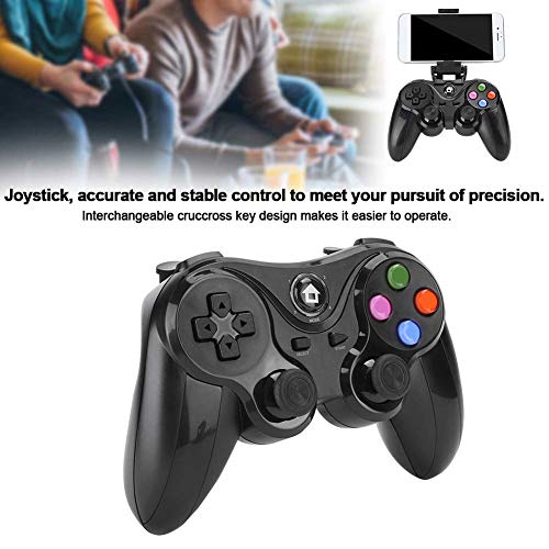 Dilwe Controlador de Juegos móvil para PUBG, Controlador móvil inalámbrico L1R1, Joystick con gatillo de Juego móvil Gamepad para iOS/Android/PS3/PC/TV