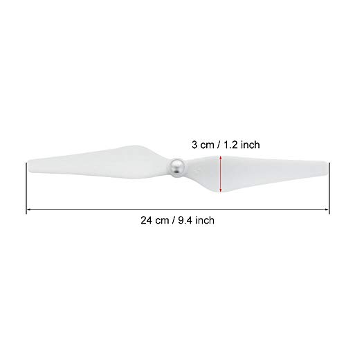 Dilwe Hélices de Cuadricóptero de 8 Piezas, Hoja de Hélice para Phantom 1/2/3 / 3PRO / FC40 / E300