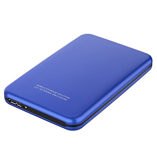 Disco duro externo HDD de 1 Tb/320 Gb/60 GB, USB 3.0 portátil de almacenamiento de copia de seguridad móvil, adecuado para PC, portátil, escritorio, MacBook, Xbox One, Ps4, Smart Tv (120 GB, azul)