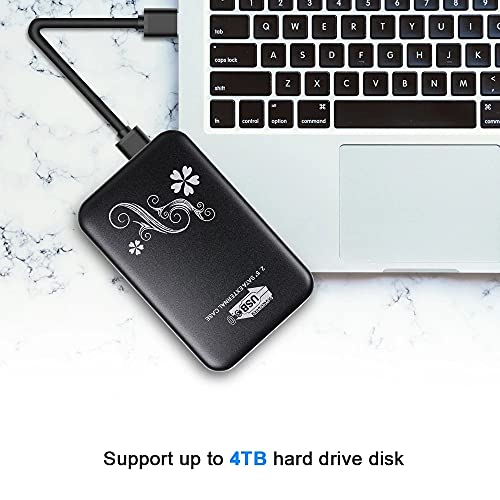 Disco duro externo HDD de 2 TB / 500 gb / 120 gb / 80 gb, USB 3.0 portátil de almacenamiento de copia de seguridad móvil, adecuado para PC Desktop, Ps4, Laptop, Xbox, Smart TV (1 TB, Negro)