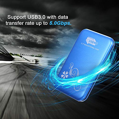 Disco duro externo HDD de 2 TB / 500 gb / 120 gb / 80 gb, USB 3.0 portátil de almacenamiento de copia de seguridad móvil, adecuado para PC Desktop, Ps4, Laptop, Xbox, Smart TV (1 TB, Negro)