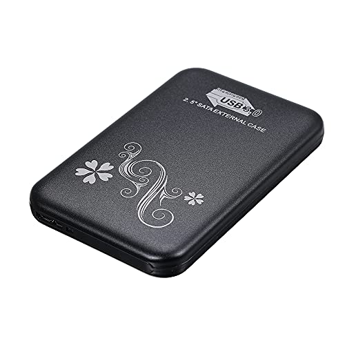 Disco duro externo HDD de 2 TB / 500 gb / 120 gb / 80 gb, USB 3.0 portátil de almacenamiento de copia de seguridad móvil, adecuado para PC Desktop, Ps4, Laptop, Xbox, Smart TV (1 TB, Negro)