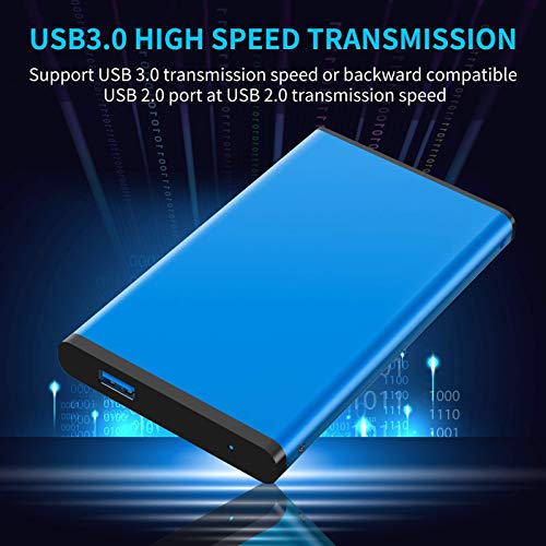 Disco duro externo HDD de 2 tb/500 gb/320 gb, USB 3.0 portátil de almacenamiento de copia de seguridad móvil, adecuado para PC, escritorio, portátil, MacBook, Xbox One, Ps4, Smart Tv (2 TB)