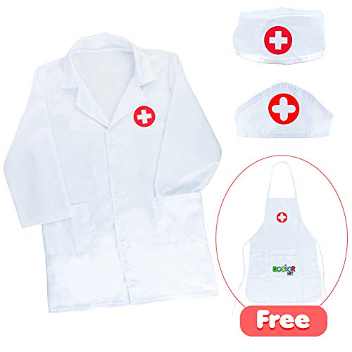 Disfraz Juguete de Doctora Enfermera Disfraz Cosplay de Médico Juego de rol Regalos Disfraz Medico Niño 3 4 5 6 7 Años
