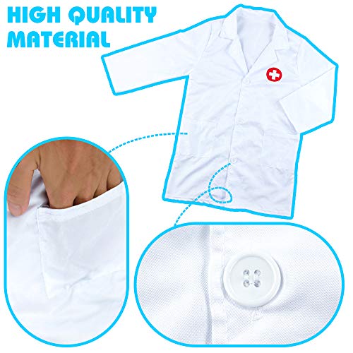 Disfraz Juguete de Doctora Enfermera Disfraz Cosplay de Médico Juego de rol Regalos Disfraz Medico Niño 3 4 5 6 7 Años