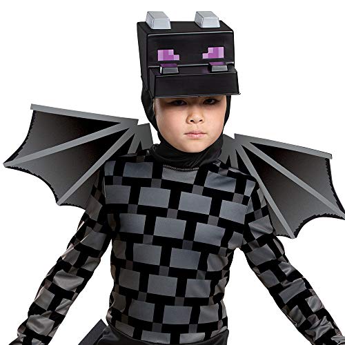 Disguise Disfraz Minecraft Niño Ender el Dragón, Disfraz Halloween Niño Disponible en Talla M