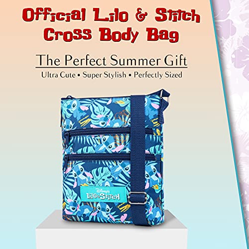 Disney Bolso Bandolera Mujer, Bolsos de Mujer y Adolescente de Lilo y Stitch, Regalo para Mujer
