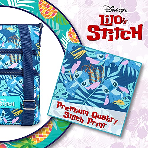 Disney Bolso Bandolera Mujer, Bolsos de Mujer y Adolescente de Lilo y Stitch, Regalo para Mujer