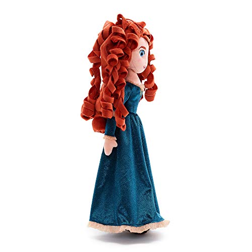 Disney Pixar Brave Merida - Muñeca de juguete suave, 48 cm, con características faciales bordadas, pelo rizado y vestido icónico de terciopelo, adecuado para todas las edades