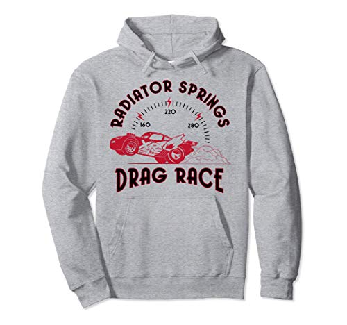 Disney Pixar Cars Radiator Springs Drag Race Speedometer Sudadera con Capucha