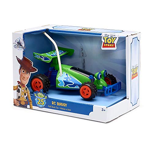 Disney Store Toy Story 25th Anniversary Buzz & Woodys RC Buggy Pullback Car - Iluminacion & Sonidos de motor