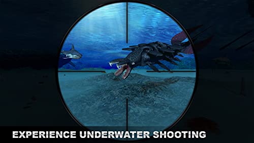 Disparos submarinos de francotiradores tiburones megalodon