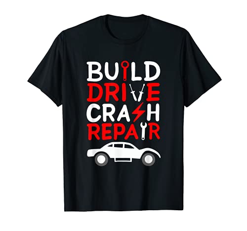 Divertido coche teledirigido Build Drive Crash Repair Camiseta