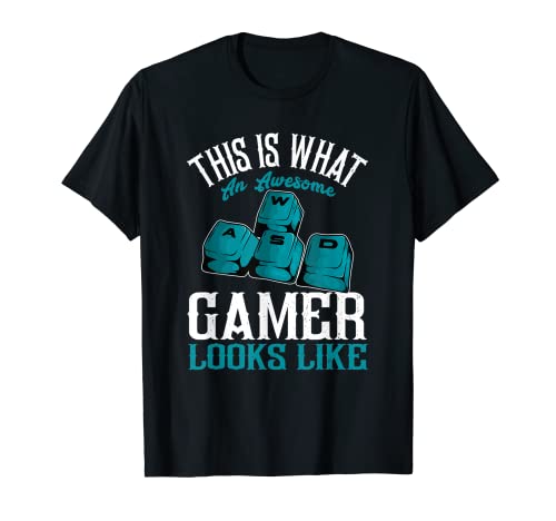 Divertido PC Gamer WASD Así es un jugador impresionante Camiseta